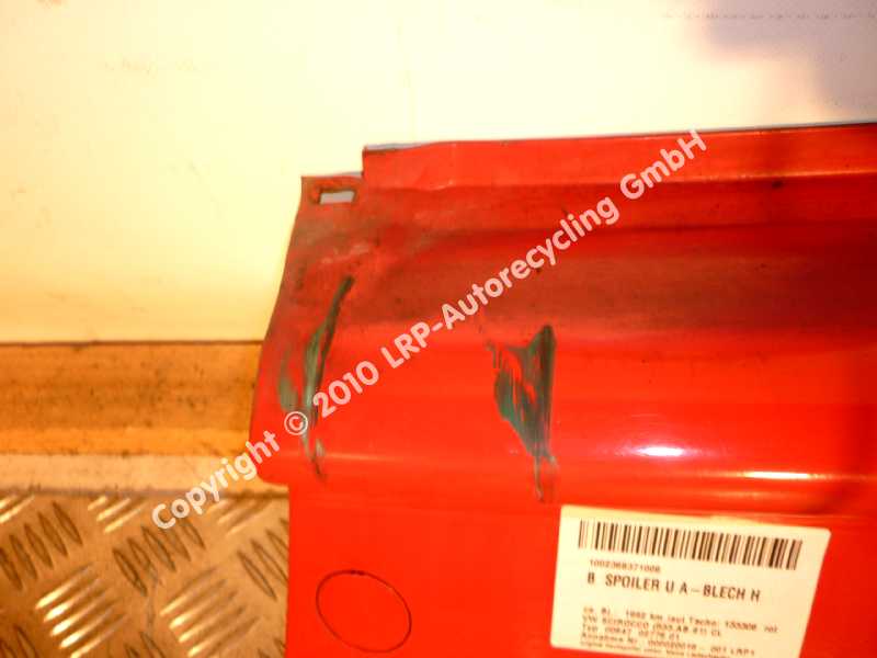 Spoiler U A-Blech H 533813903B VW Scirocco (533,Ab´81) BJ: 1992